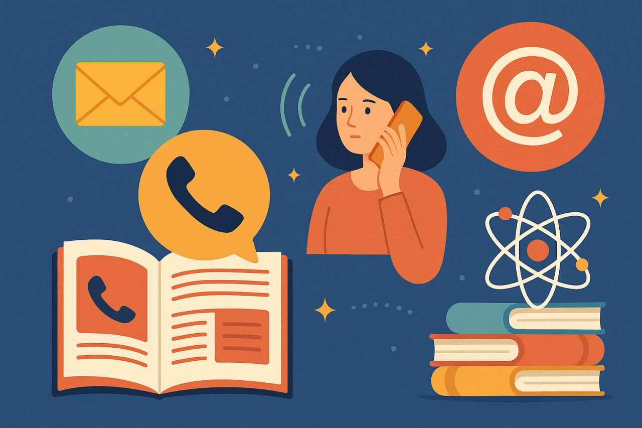 تماس و ارتباط با مجله آموزشی آکادمی علمی eaedu