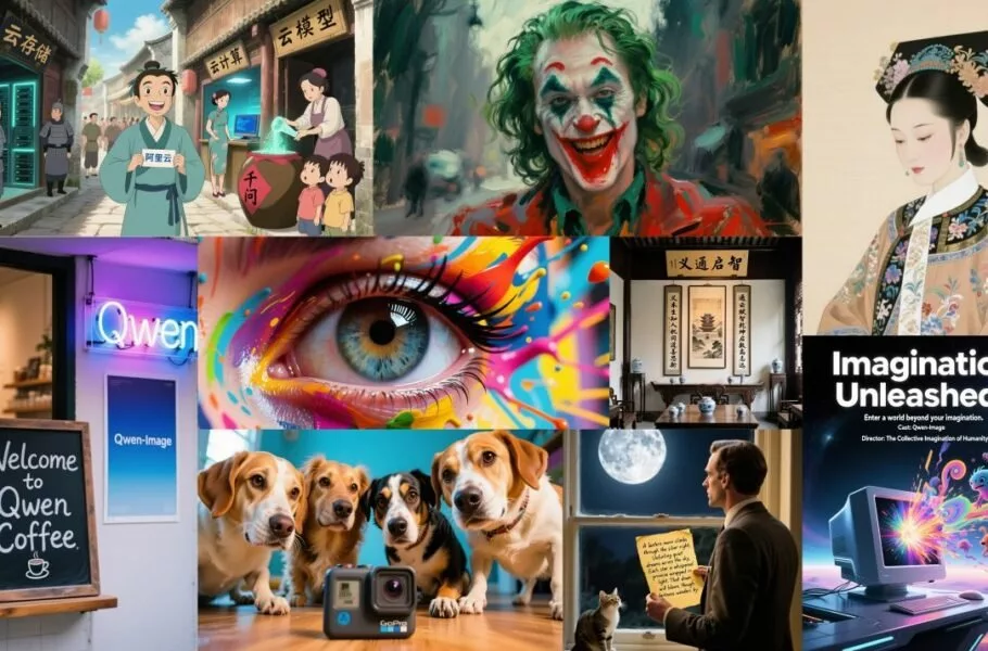 علی‌بابا از هوش مصنوعی تصویرساز Qwen-Image رونمایی کرد؛ خبره در نمایش متن