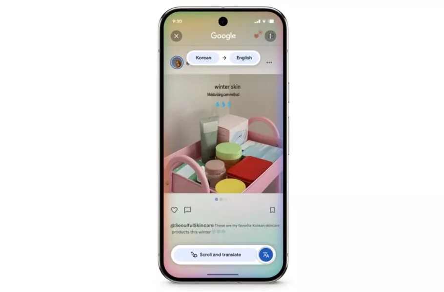قابلیت ترجمه پیوسته برای Circle to Search در اندروید معرفی شد