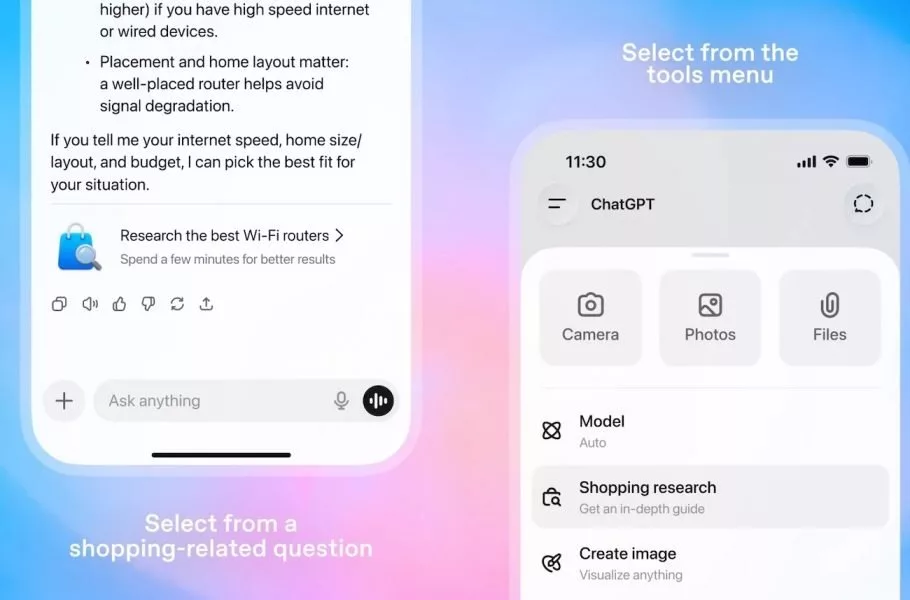 قابلیت Shopping Research برای ChatGPT معرفی شد؛ خرید آسان با راهنمایی هوش مصنوعی