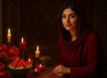 مجموعه پرامپت‌های شب یلدا برای ساخت تصاویر واقعی کنار سفره یلدا