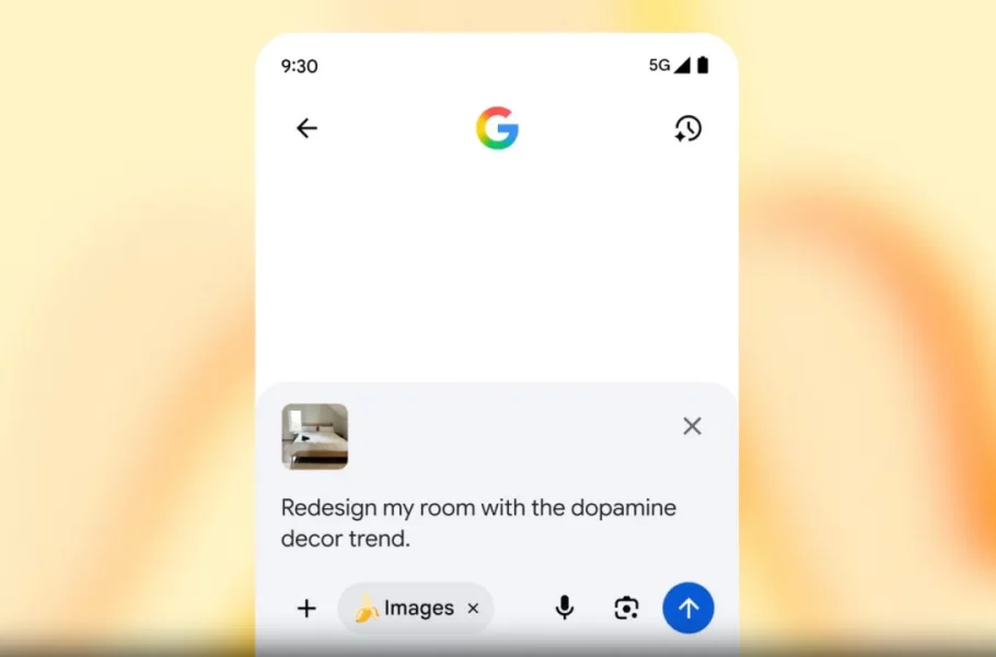 مدل هوش مصنوعی تولید تصویر Nano Banana به اپلیکیشن جستجوی گوگل می‌آید