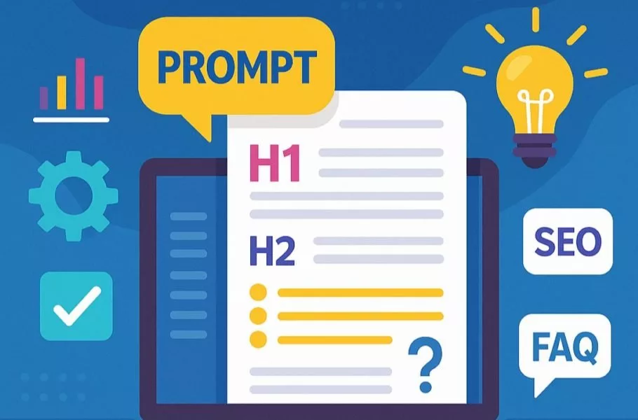 پرامپت برای تولید محتوا؛ راهنمای کامل ساخت پرامپت حرفه‌ای برای مقالات وبلاگ