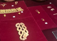 کشف آثار زرّین و تدفین دوگانه سکاها در قزاقستان