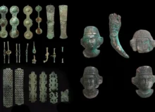 کشف اشیا آیینی از کورگان های ۲۵۰۰ ساله