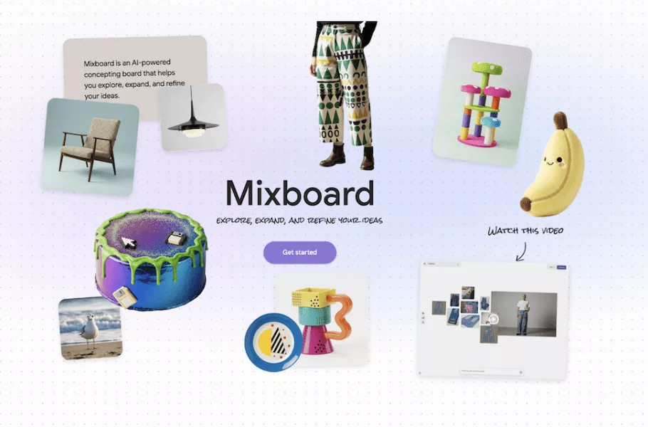 گوگل از Mixboard رونمایی کرد؛ ابزار جدید هوش مصنوعی برای ایده‌پردازی