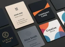 ۸ نمونه پرامپت برای طراحی کارت ویزیت با هوش مصنوعی