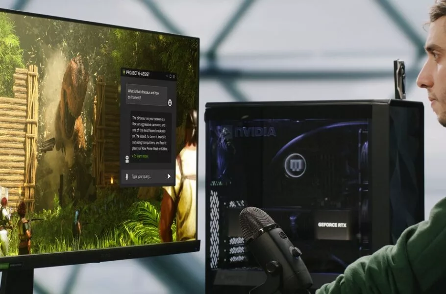 انویدیا از پروژه G-Assist رونمایی کرد؛ دستیار هوش مصنوعی برای گیمرها [تماشا کنید]