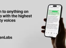 اپ جدید هوش مصنوعی ElevenLabs می‌تواند هر متن و مقاله‌ای را برای شما بخواند