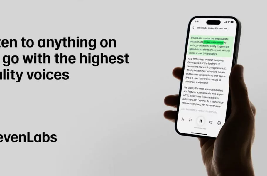 اپ جدید هوش مصنوعی ElevenLabs می‌تواند هر متن و مقاله‌ای را برای شما بخواند