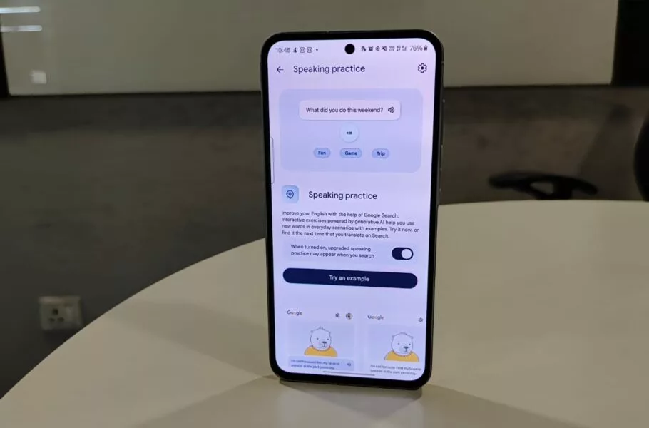اپ گوگل ویژگی جدید تمرین مکالمه به زبان انگلیسی را آزمایش می‌کند