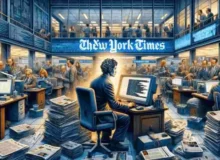 نیویورک تایمز از هوش مصنوعی در تولید محتوای خبری خود استفاده می‌کند