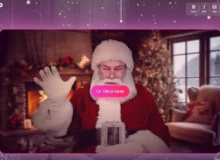 هوش مصنوعی بابانوئل از راه رسید؛ گفتگوی تصویری با شخصیت معروف کریسمس [تماشا کنید]