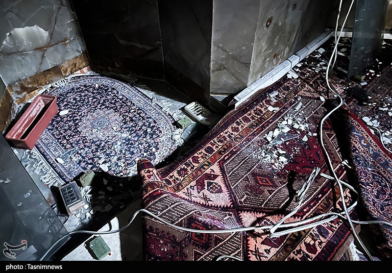 گزارش تخریب مساجد:قرآنها را در مقبرة الشهدای مسجد قدس به آتش کشیدند