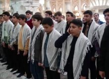 تجدید میثاق تیم ملی قاریان نوجوان با امام خمینی(ره)