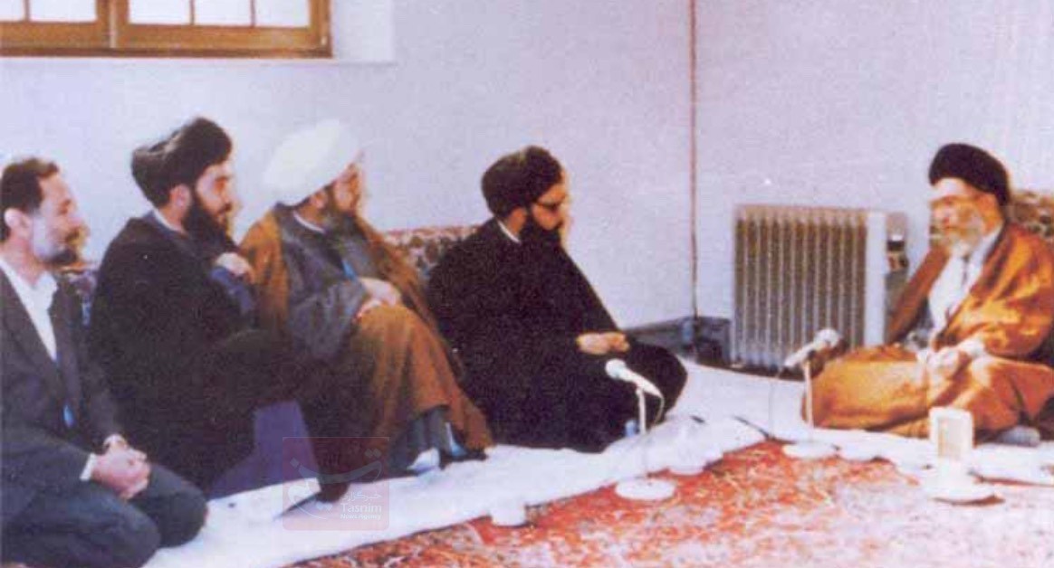 تصاویر منتشرنشده دبیرکل حزبالله کنار آیتالله خامنهای حزب الله , سید حسن نصرالله , لبنان ,