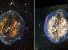 پرتره مرگ یک ستاره در قالب مغز انسان؛ هنرنمایی بی‌نظیر تلسکوپ جیمز وب