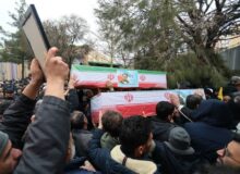 آیین وداع با پیکر 84 شهید ناوشکن «دنا» در میادین تهران برگزار می‌شود