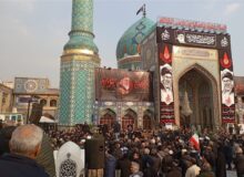 تدفین با شکوه شهید علی شمخانی در حرم امامزاده صالح