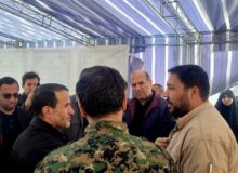 حضور سردار بهمن کارگر در معراج شهدای بهشت زهرا