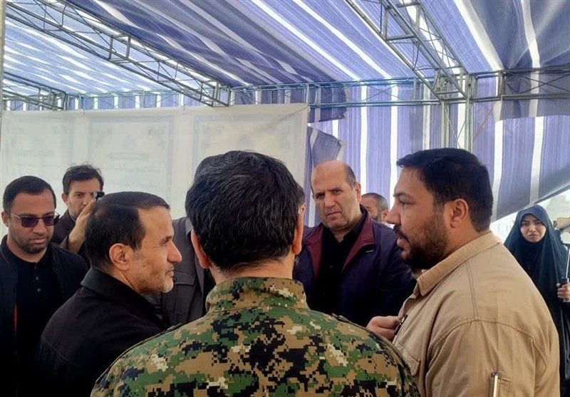 حضور سردار بهمن کارگر در معراج شهدای بهشت زهرا