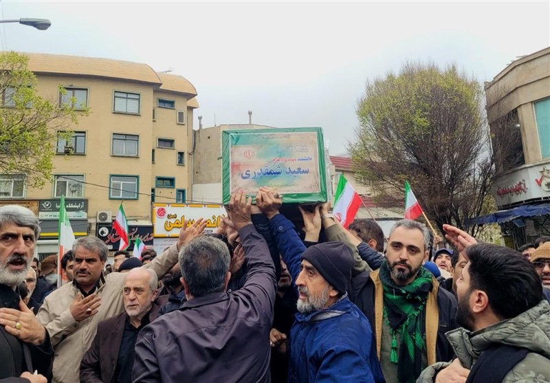 دانشمند شهید شمقدری و فرزندانش به خاک سپرده شدند