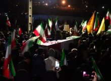 عطر حضور پیکر مطهر «شهدای دنا» در شهرک قائم تهران + تصاویر