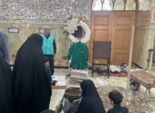 مراسم تشییع و خاکسپاری  شهید علیرضا بیات برگزار شد