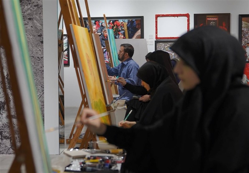 هنر در خط مقدم / خلق هزار اثر در رویداد "رهبر شهید" حوزه هنری ,