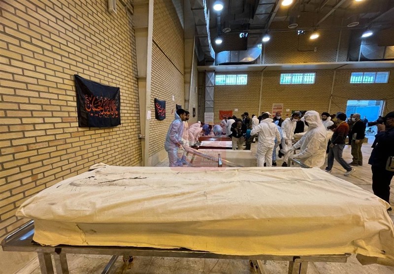 وداع با شهدای ناو دنا در معراج الشهدای بهشت زهرا(س)