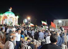 اجتماع باشکوه مردم گناوه