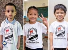 اجرای پویش فرهنگی به یاد دانش آموزان شهید میناب در تایلند