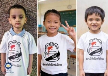 اجرای پویش فرهنگی به یاد  دانش آموزان شهید میناب در تایلند