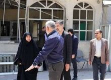 بازدید رییس سازمان سمپاد از مدرسه  آسیب‌دیده علامه حلی