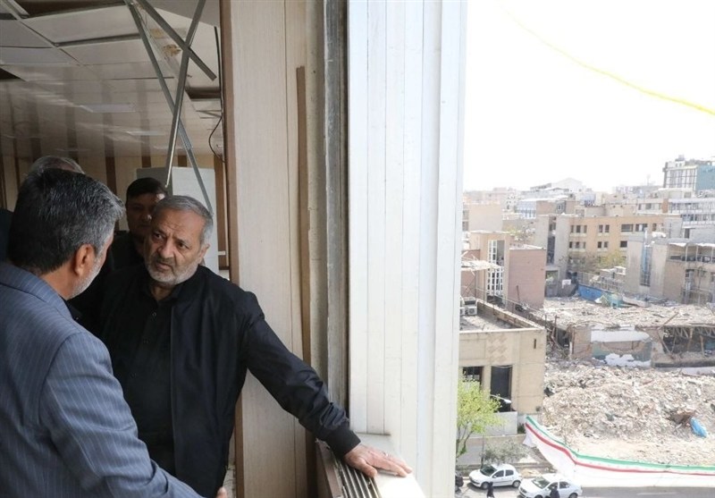 بازدید وزیر آموزشوپرورش از ساختمان آسیبدیده شهید باهنر