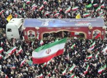 بدرقه شهیدان تنگسیری و اسحاقی توسط  اهالی پایتخت