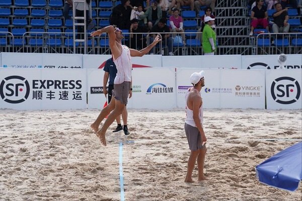 برد ملی‌پوشان والیبال ساحلی مقابل سوریه 