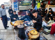 برپایی موکب توسط موکب داران عراقی در جزیره هرمز