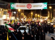 حضور حماسی مردم آستانه اشرفیه در پنجاه و هشتمین قرار شبانه