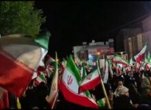 حضور پرشور مردم آزادشهر در تجمع شبانه حمایت از انقلاب