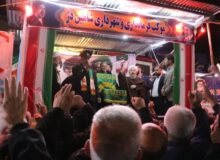 حضور کاروان زیرسایه خورشید در تجمع مردمی شاهین دژ