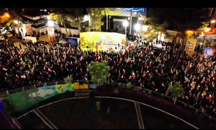 حماسه آفرینی مردم رفسنجان در اجتماع باشکوه میدان شهید سلیمانی