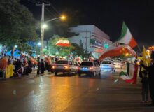 حماسه میدان داری مردم در بوستان شهید مطهری کرمان