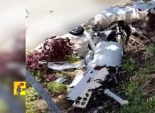 حمله حزب الله به تجهیزات نظامی اشغالگران؛ سرنگونی پهپاد هرمس+فیلم