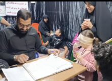 خدمت رسانی موکب ها به تجمع کنندگان در یاسوج