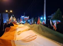 خیابان همچنان صحنه حضور باصلابت دریادلان گناوه‌ای
