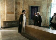 ذکر جمیل سعدی در کلام رهبر شهید+فیلم