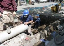 رضوان‌مدنی: ۱۱۸۵ حادثه آب و فاضلاب در کرمانشاه رفع شد