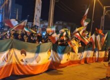 رقص پرچم اقتدار بر دستان میدان داران گناوه ای