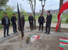 ساماندهی گلزار شهدای باغ‌معروف بادستور مدیرکل بنیادشهید آذربایجان‌شرقی
